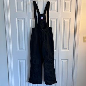 Snow Pants with Bib by Slalom in Black